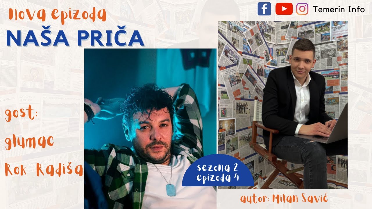 Glumu sam zavoleo od malih nogu | glumac Rok Radiša | Naša priča |S2E4