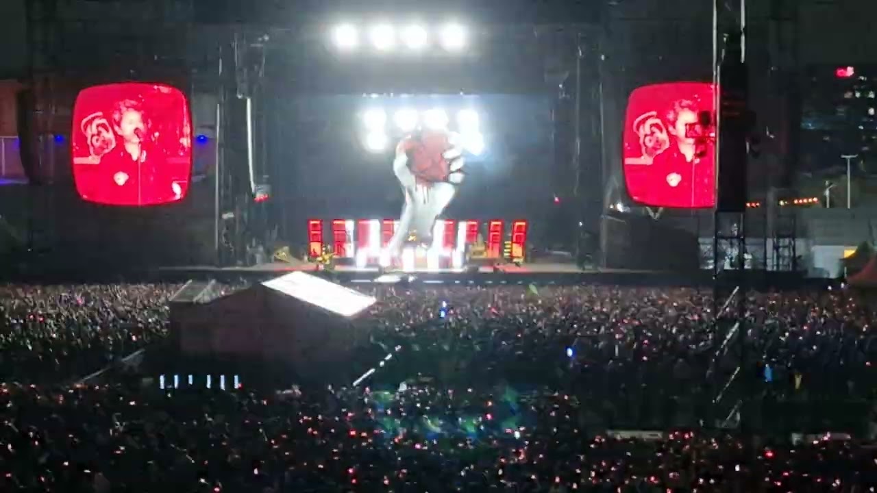 Green Day - Intro - America idiot (Bogotá, 2025)