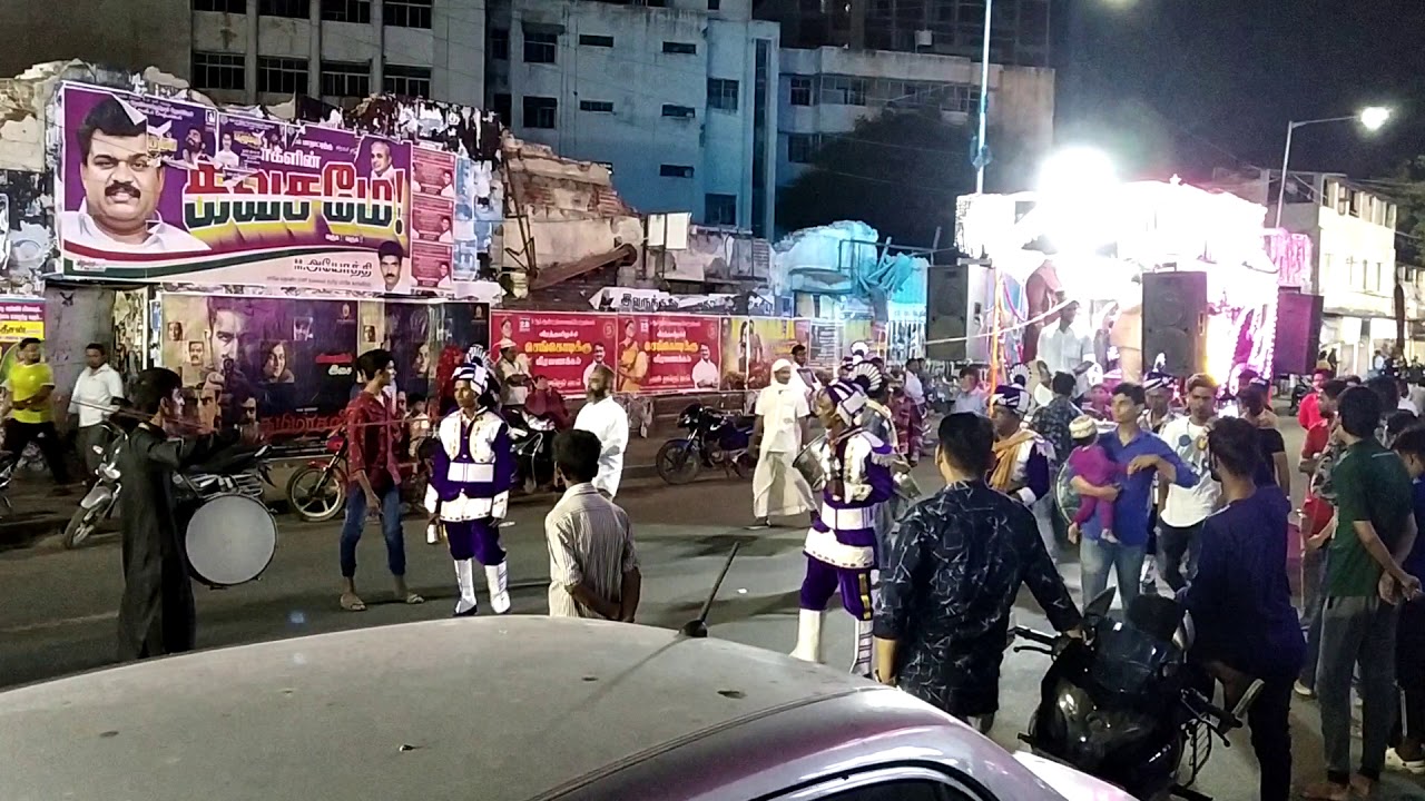 Hazarath Mothi baba sandana koodu  nr band  khaleel  band  rd  band& thangam Johny band 27/8/2019