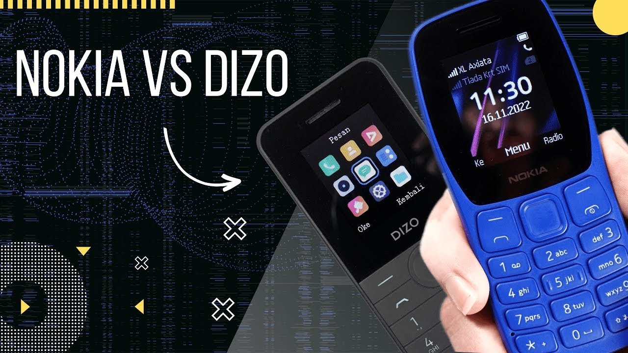 Nokia 105 2022 vs Dizo 300: Komparasi Feature Phone 200rb-an