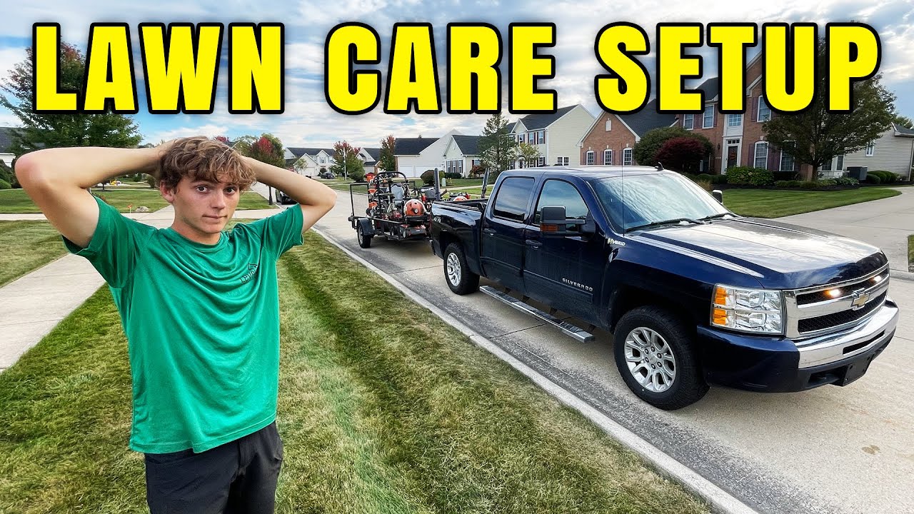 16 Year Old's Lawn Care Setup