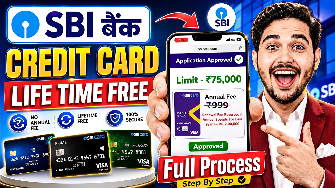 SBI Credit Card Online Apply 2026 | SBI Bank Credit Card | How to Apply SBI Credit Card Online