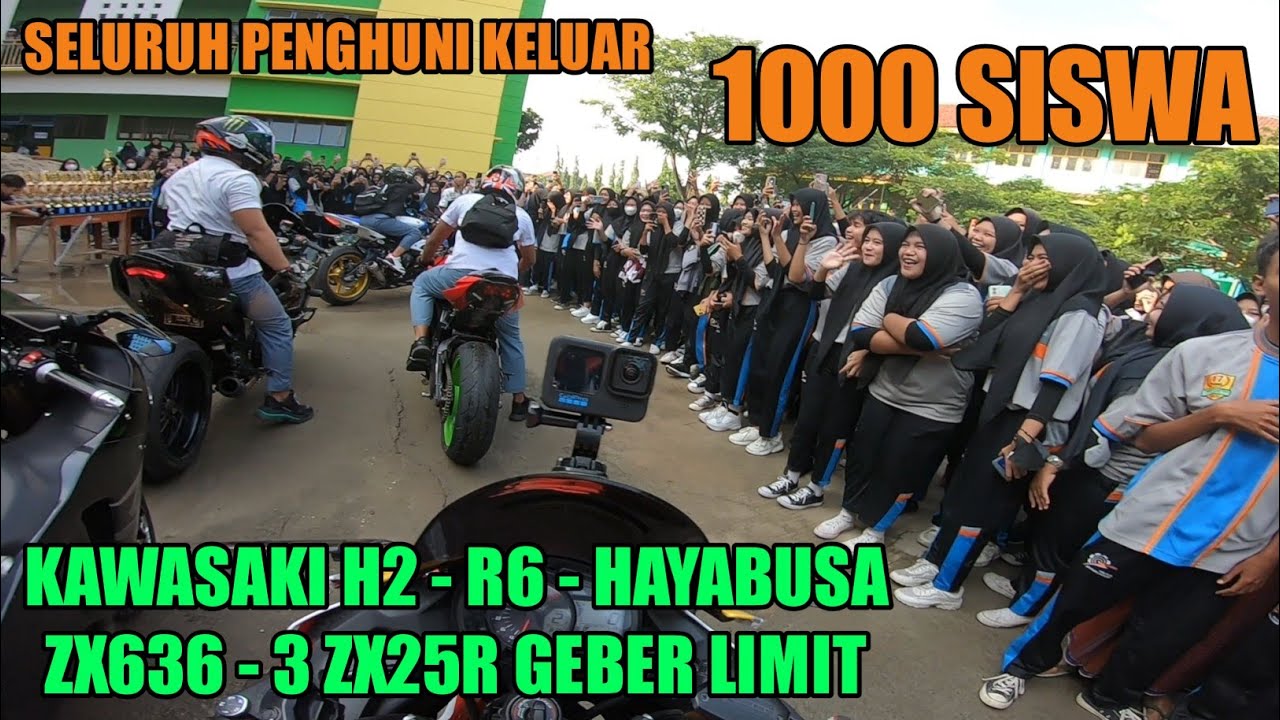 GEBER - GEBER MOGE SAMPE LIMIT DI DALAM SEKOLAHAN SMK BKM SELURUH SISWA DAN GURU MENYAKSIKAN