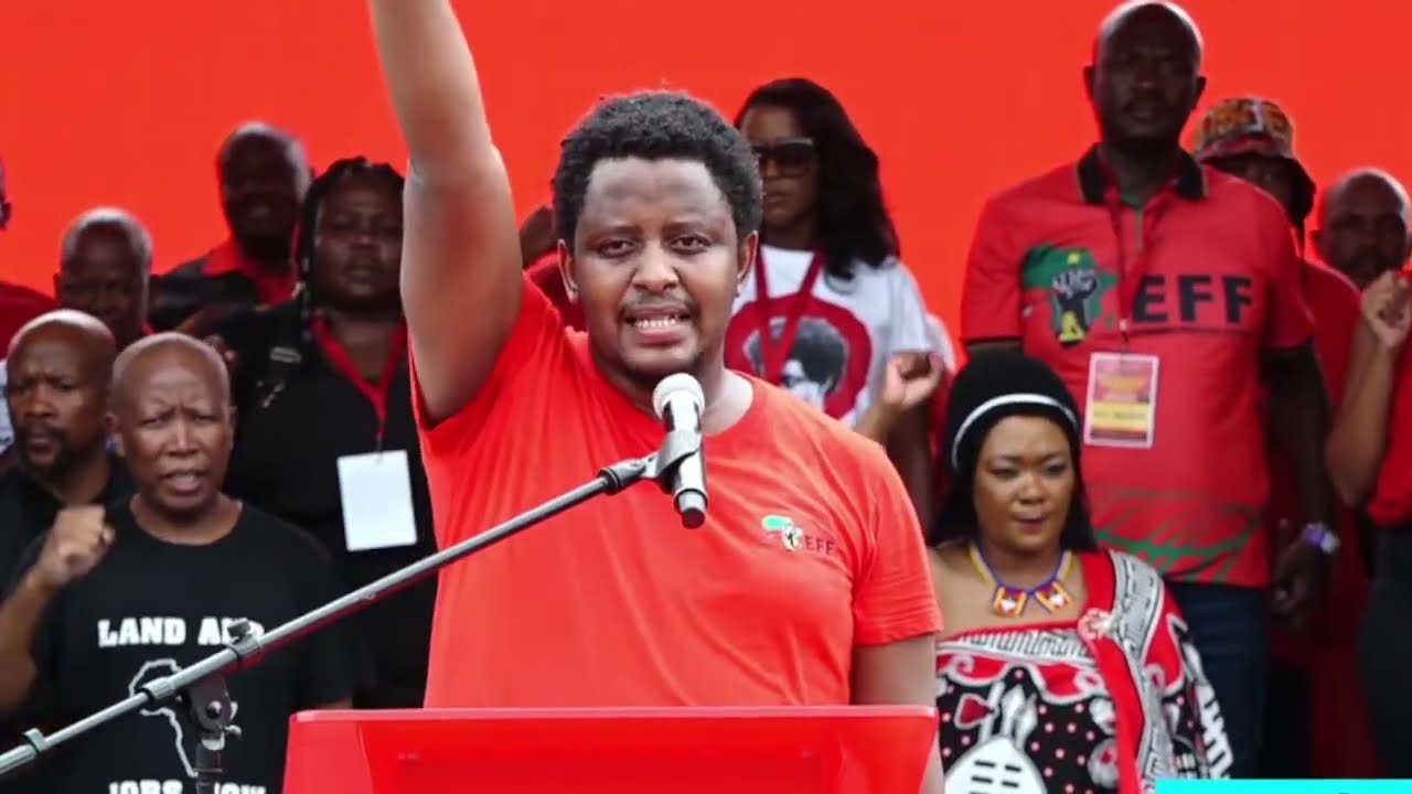 julius Malema in Mpumalanga