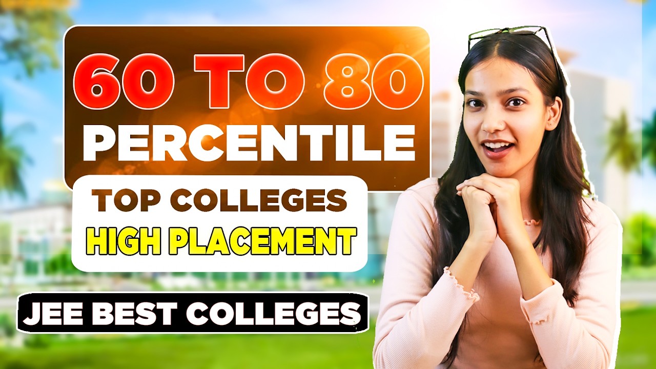 Colleges for JEE Mains 60–80 Percentile 🎯 Best Options List 2026 | Top Engineering Colleges