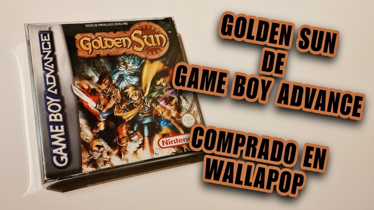 UNBOXING GOLDEN SUN Game Boy Advance de WALLAPOP