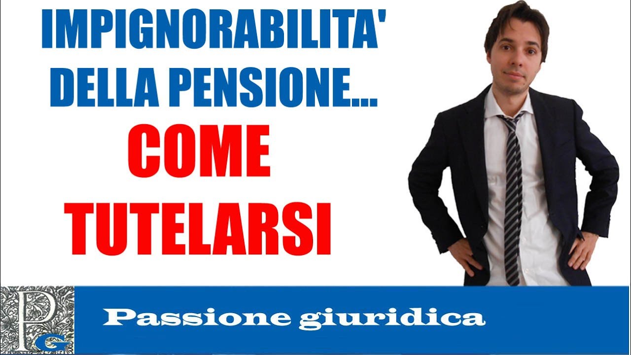 Pignoramento della pensione: limite di impignorabilità e come tutelarsi se non è rispettato!!