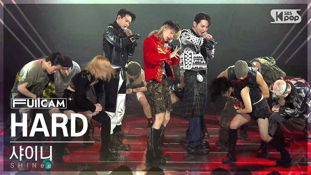 [안방1열 풀캠4K] 샤이니 'HARD' (SHINee FullCam)│@SBS Inkigayo 230709