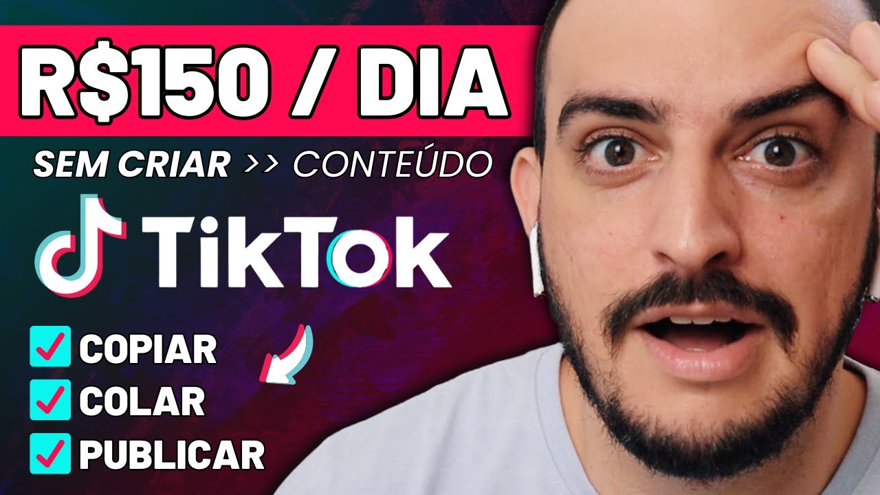 COMO GANHAR R$150 POR DIA NO TIKTOK (Como Ganhar Dinheiro no TikTok)