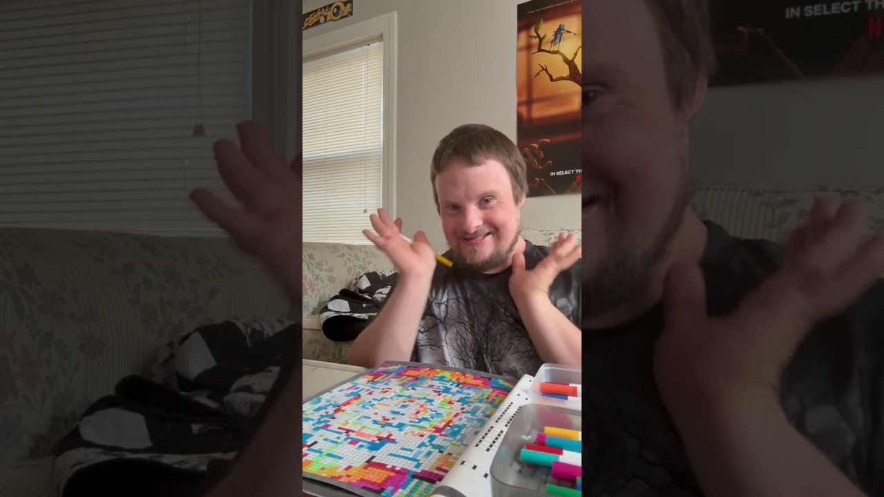Color by number mandala coloring video