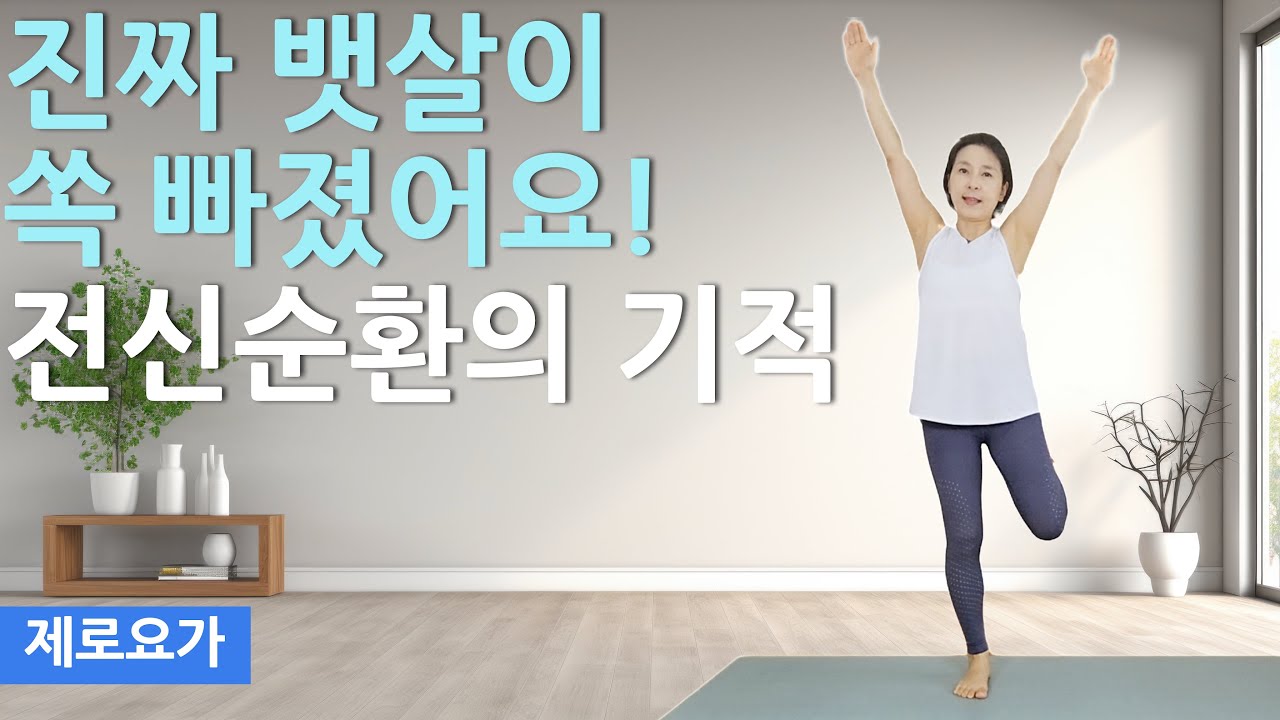 층간소음 없이 서서하는 역대급 뱃살삭제 루틴 / standing workout | 제로요가 Joanne