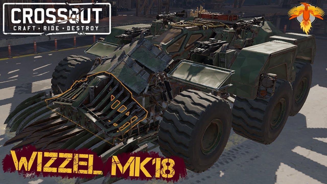 Crossout Building Gameplay 2021 - Let's Build 117 - Wizzel MK18 - No Commentary