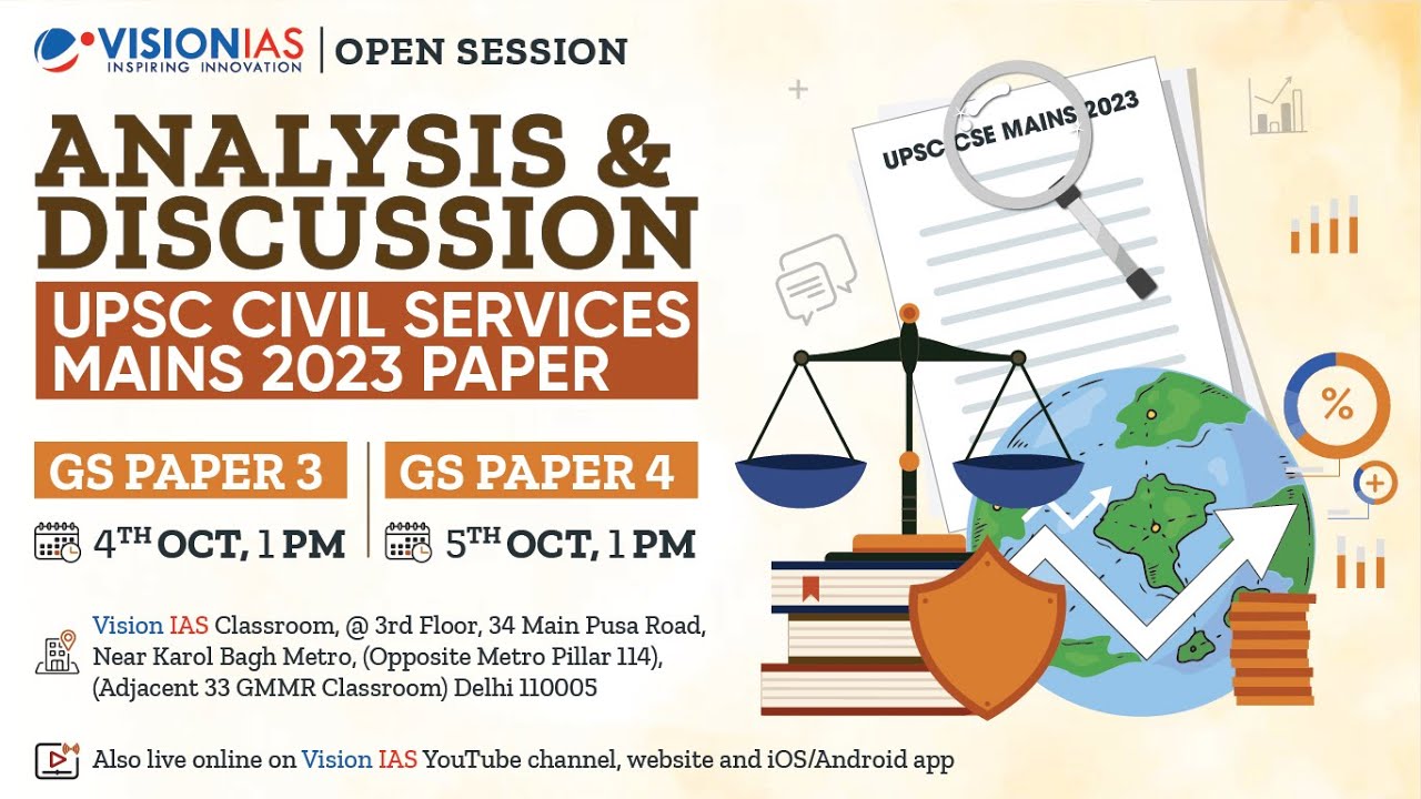 Open Sessions on Analysis of UPSC Civil Services Mains 2023 | GS Paper 3
