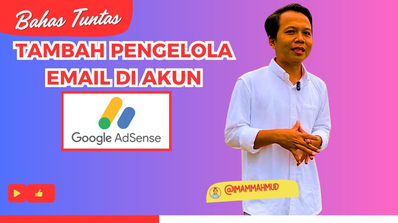 Cara Tambah Pengelola di Google Adsense