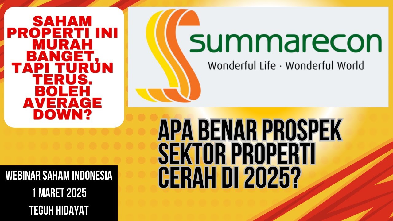Saham Summarecon (SMRA) Bisa Bagger??