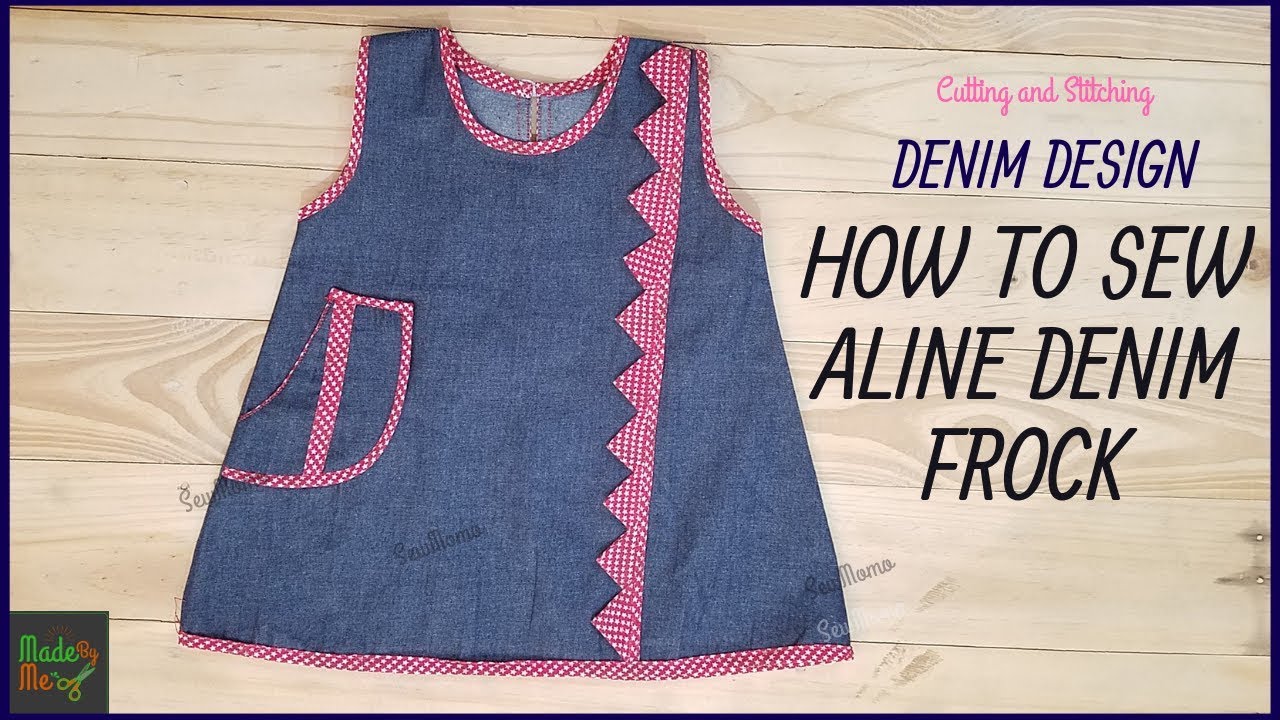 How to Sew Aline Denim Frock
