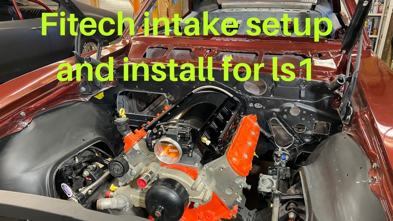 LS1 Fitech ultimate LS 70002 intake setup and install