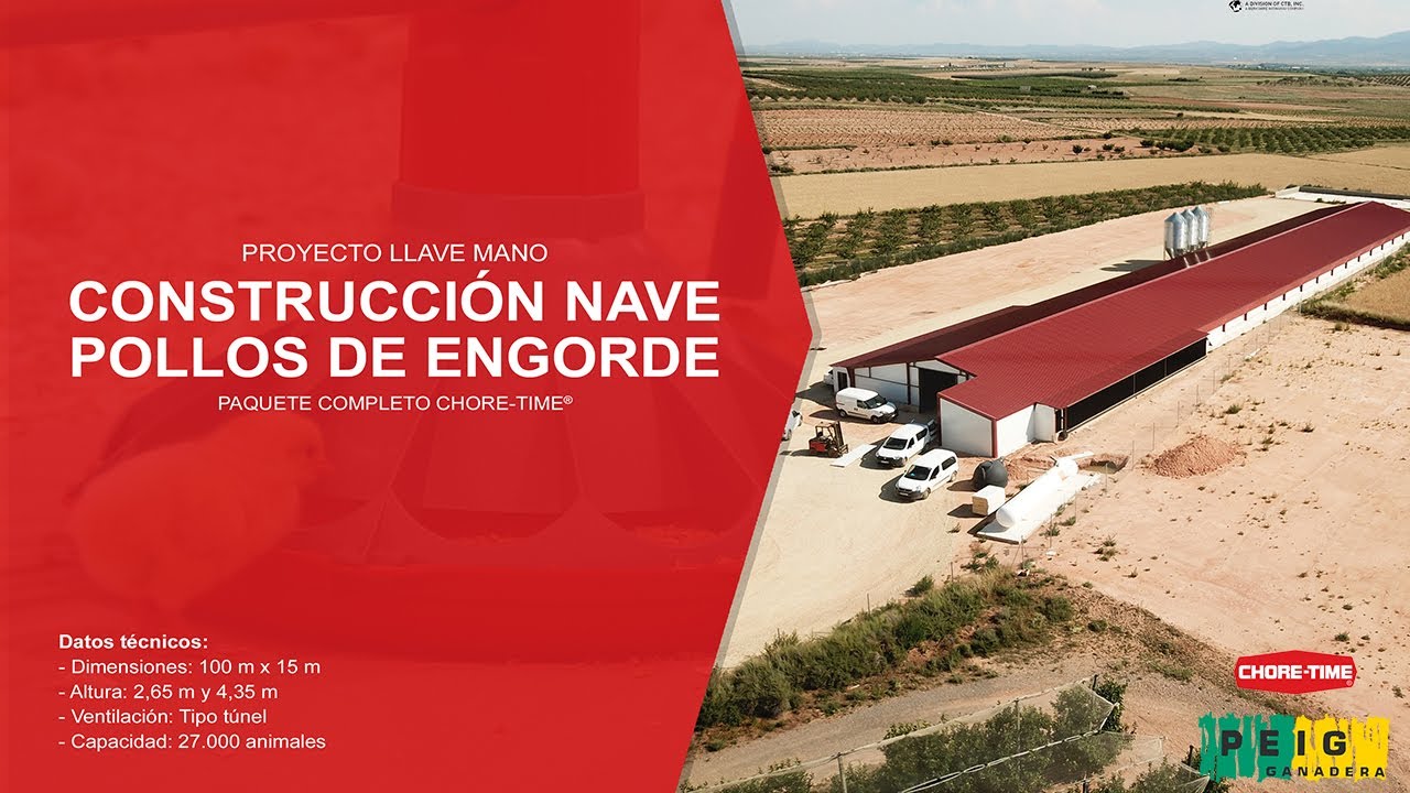 PROYECTO LLAVE MANO CONSTRUCCIÓN NAVE ENGORDE DE POLLOS