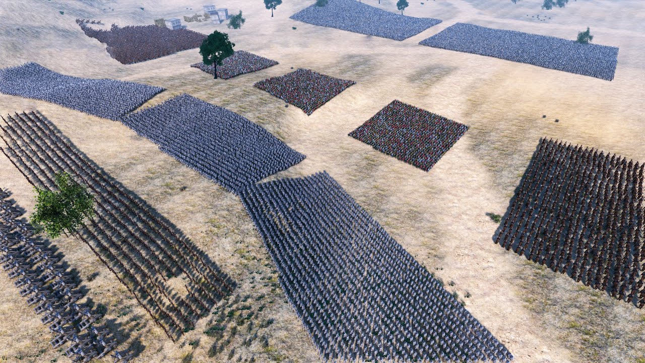 MEDIEVAL ARMY vs 20.000 HEAVY KNIGHTS | UEBS