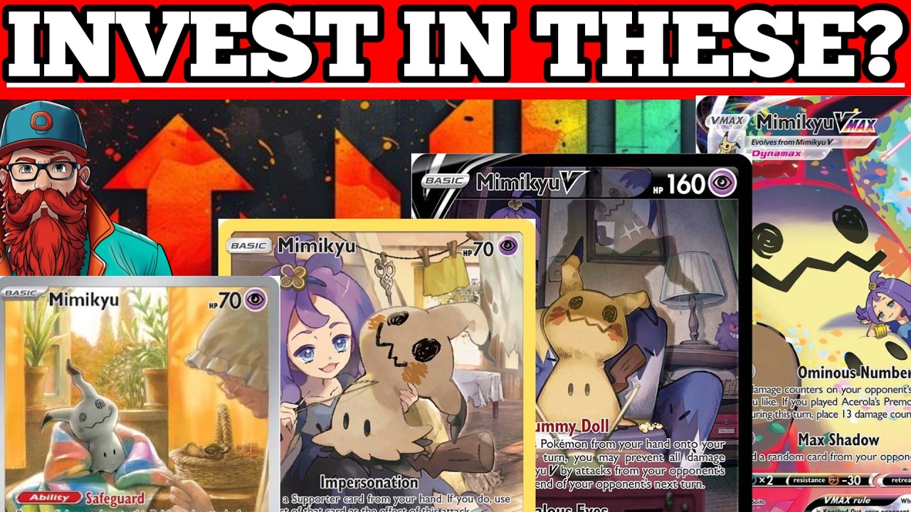 THE BEST POKEMON CARDS TO INVEST IN? The Best Mimikyu Pok&eacute;mon Cards Ever?