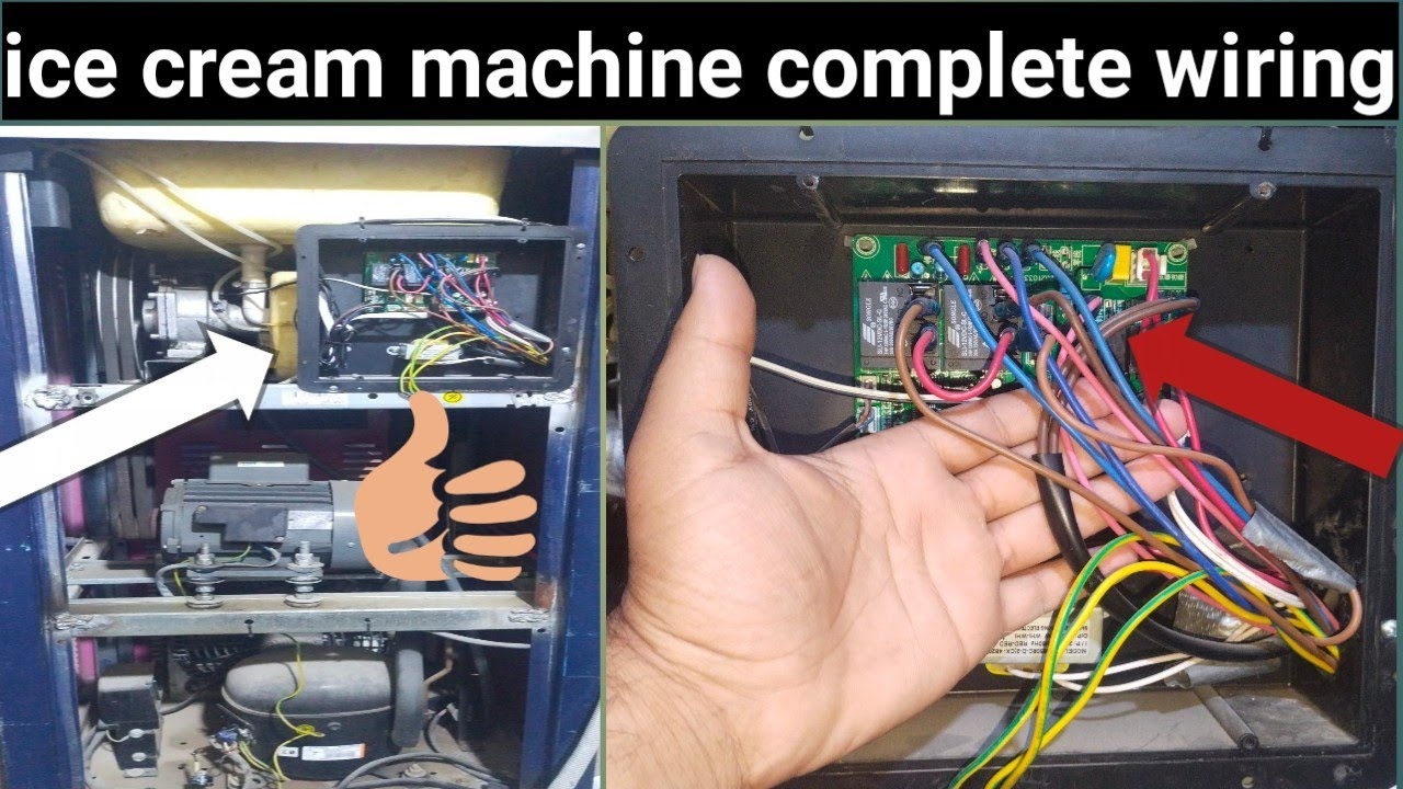ice cream machine complete wiring urdu hindi/how to make ice cream machine wiring/