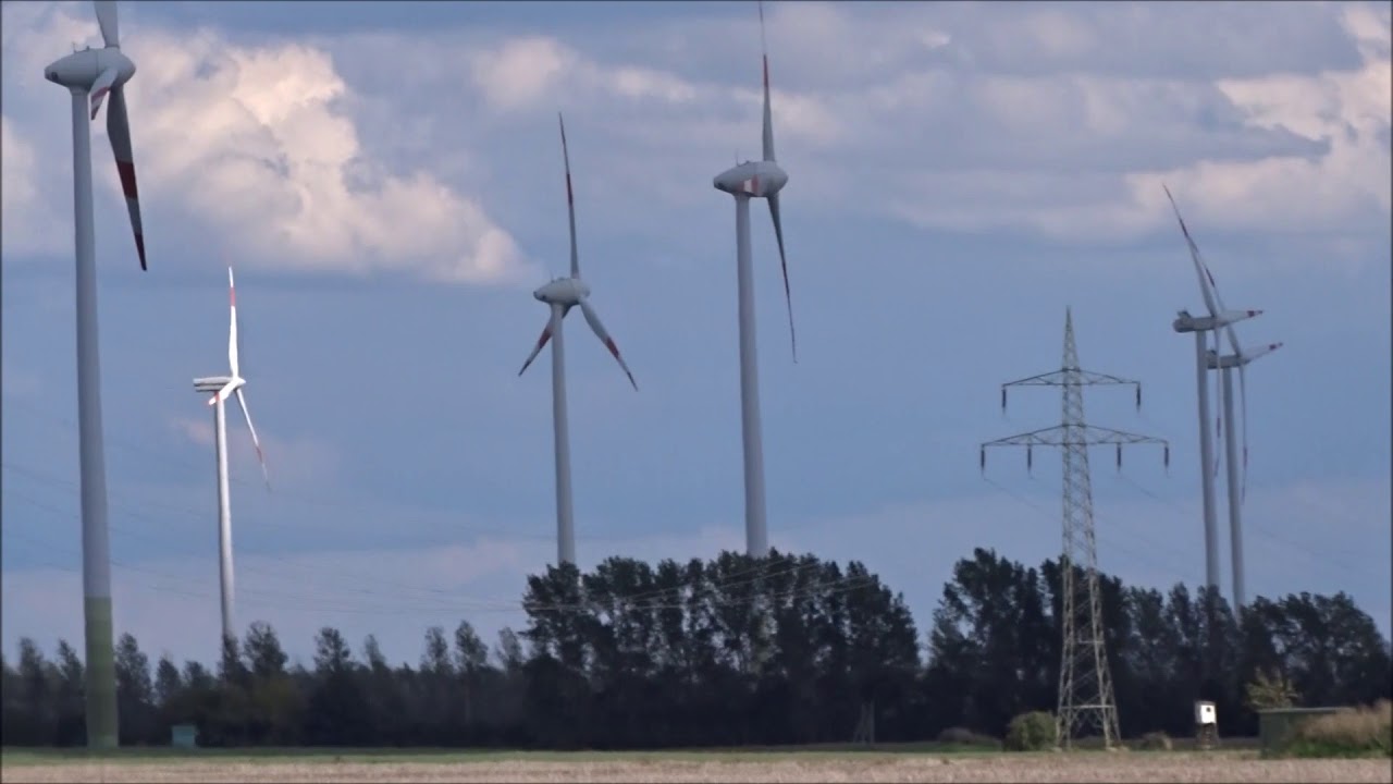 Wind farm Dorna with Nordex, Enercon and Vestas wind turbines