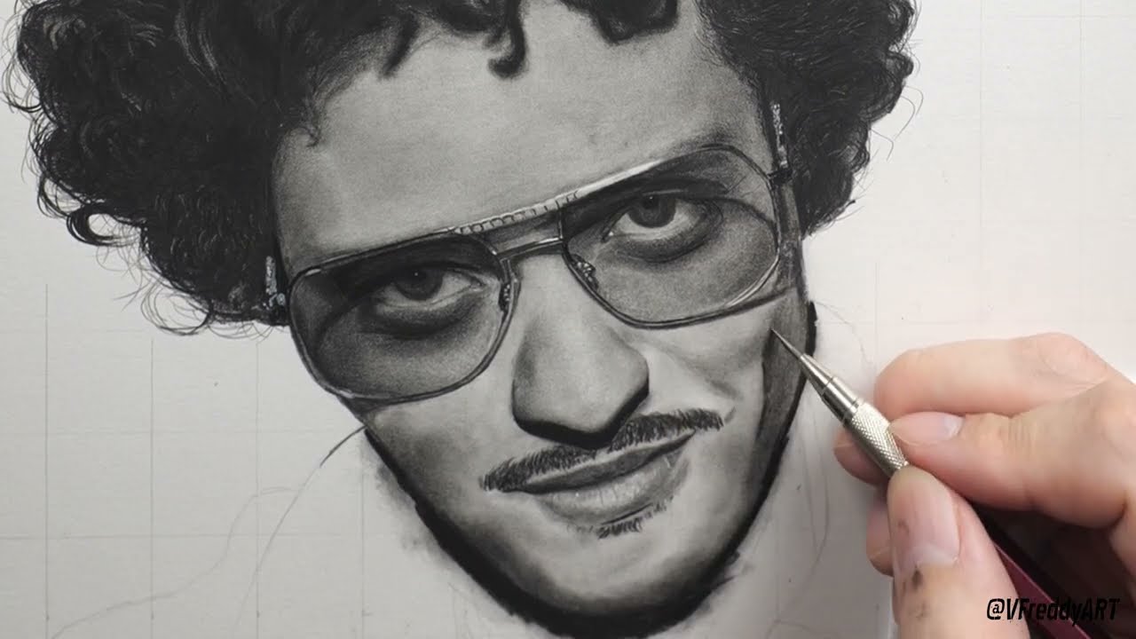 It's been a while! I'm trying a new way of presenting my drawings.  @brunomars