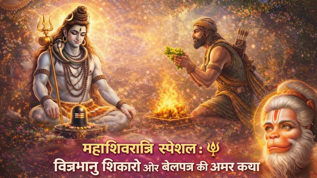 महाशिवरात्रि स्पेशल: चित्रभानु शिकारी और बेलपत्र की अमर कथा 🔱 | #mahashivratri2026 #mahadevstatus 