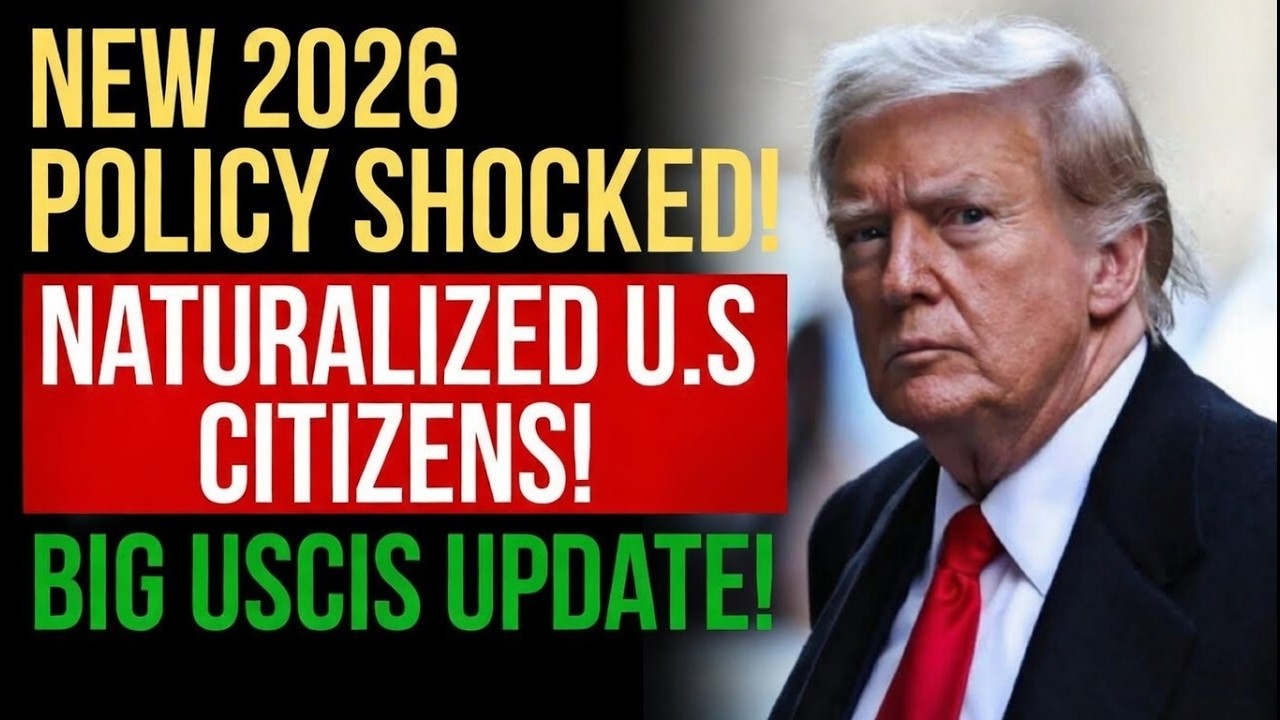 New Rules for Naturalized Citizens | Trump Immigration Policy 2026 Explained