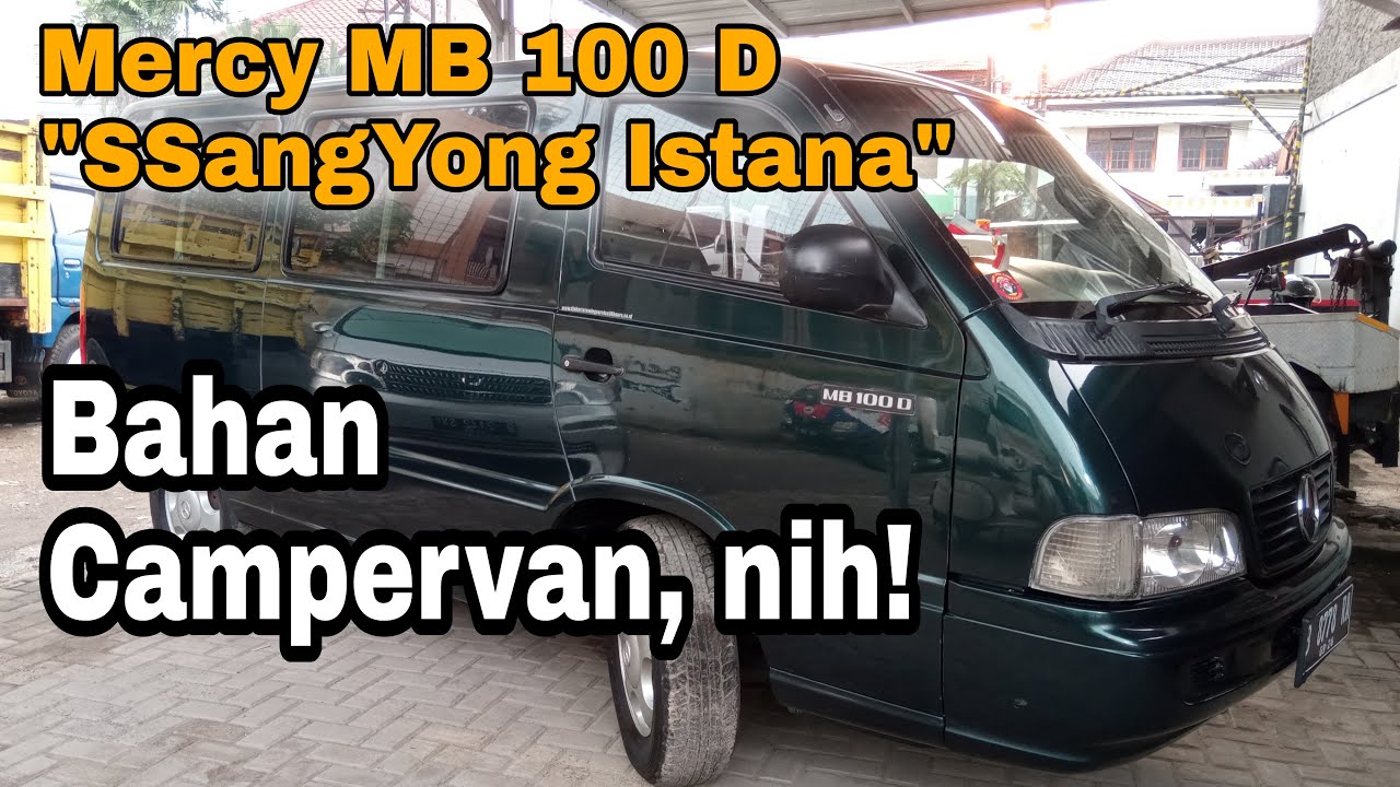 Обзор Mercedes MB 100 D, он же SSangyong Istana, крутой проект кемпервэна! #carforsale #mercedes