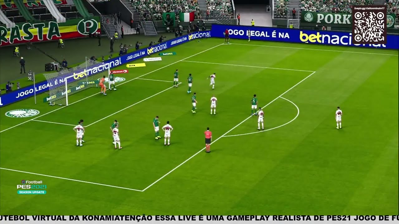 PALMEIRAS X SÃO PAULO | AO VIVO COM IMAGENS |NO PES21 ASSISTA AGORA
