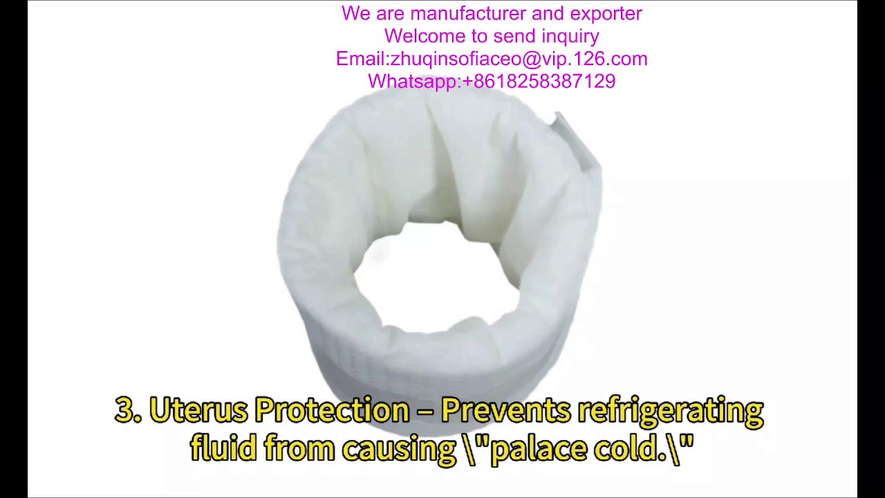 Patented ultra - thin perineal cold compress pad