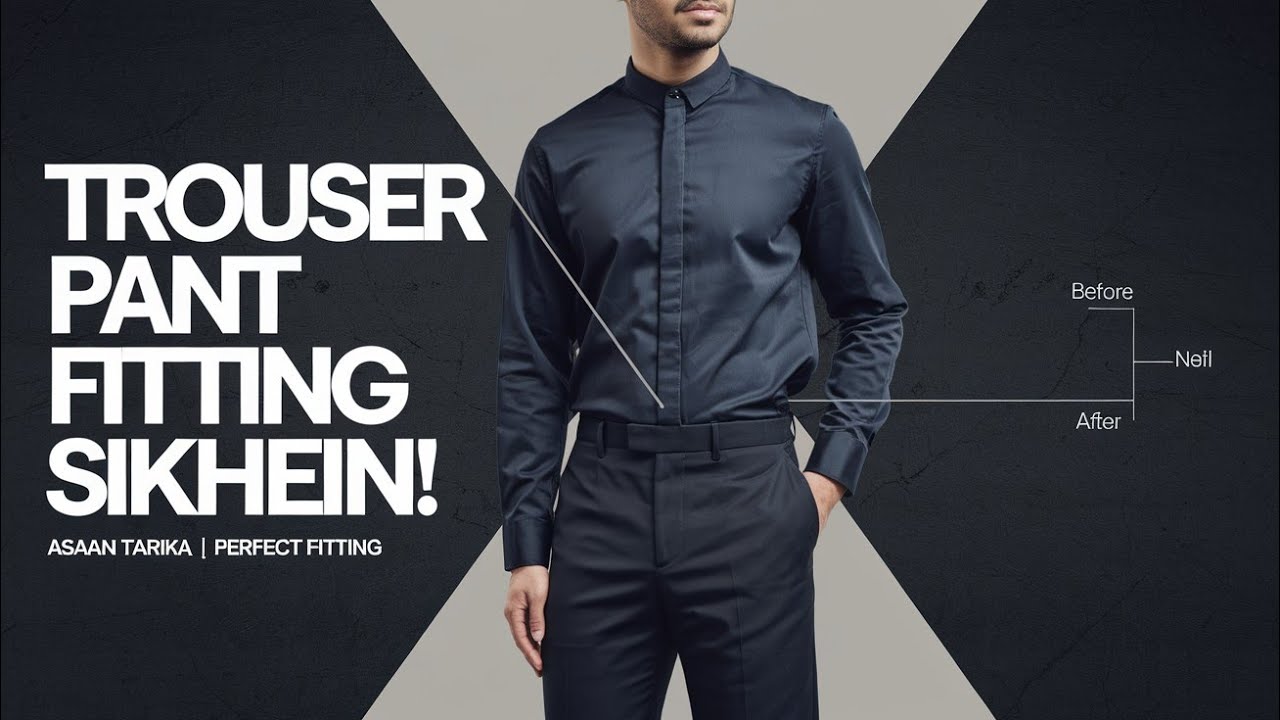 💥 Trouser Pant Ki Perfect Fitting Ka Aasaan Tarika | Pant Alteration & Silai Tips in Hindi 💥