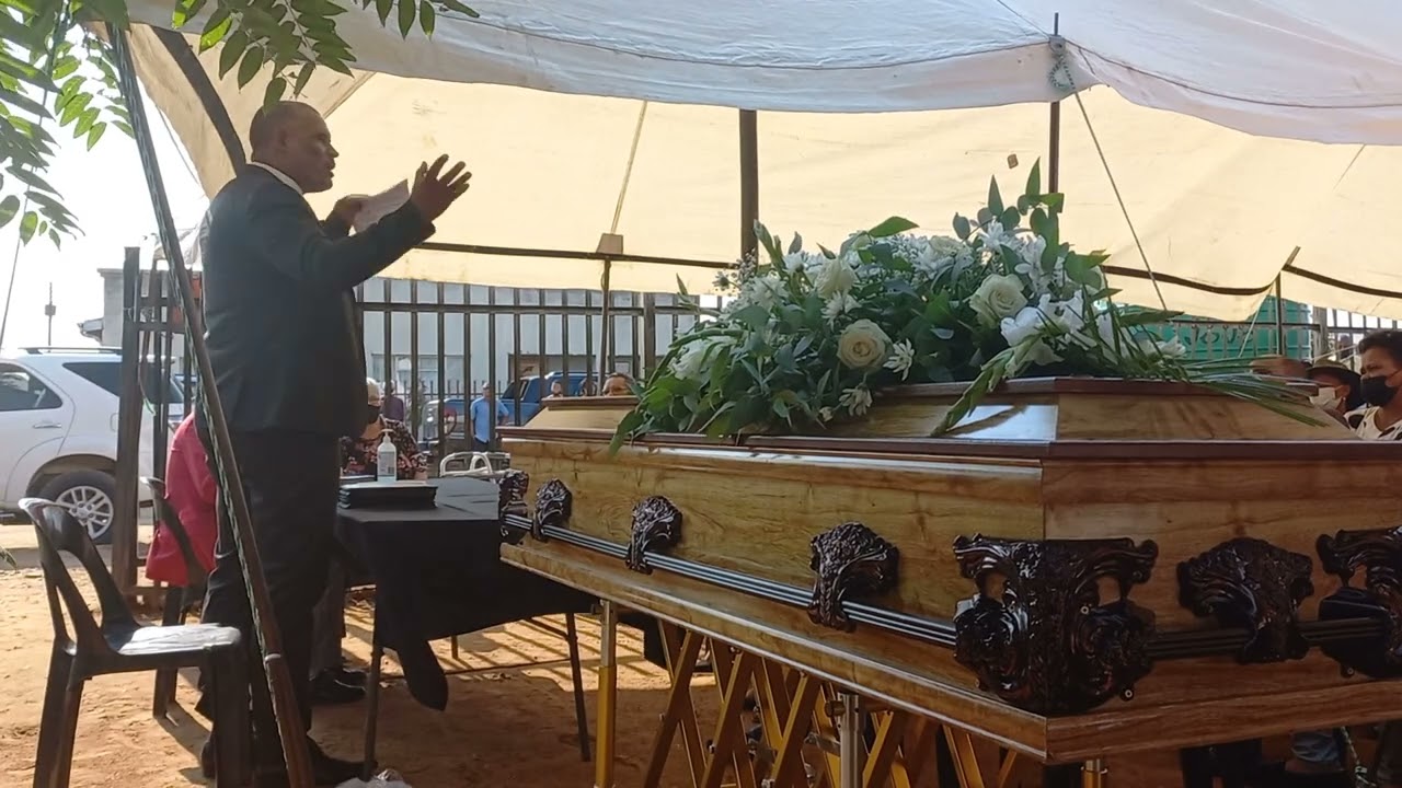 Pastor Timothy Skennette - Funeral of Harold Ģoliath - Vryburg 12 February 2022