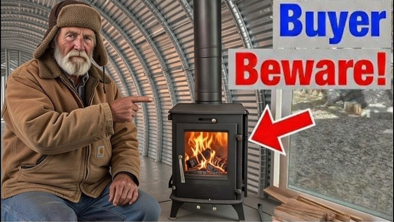 The Alaskan Way To Install a Tiny Wood Stove in a Quonset (Stay 50°F Warmer)