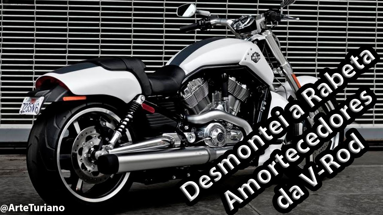 Como Remover a Rabeta e os Amortecedores da V-Rod - Customização V-Rod Muscle