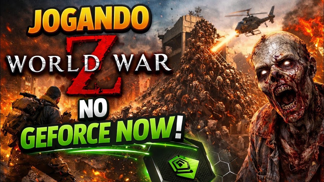 Jogando World War Z No Geforce Now!