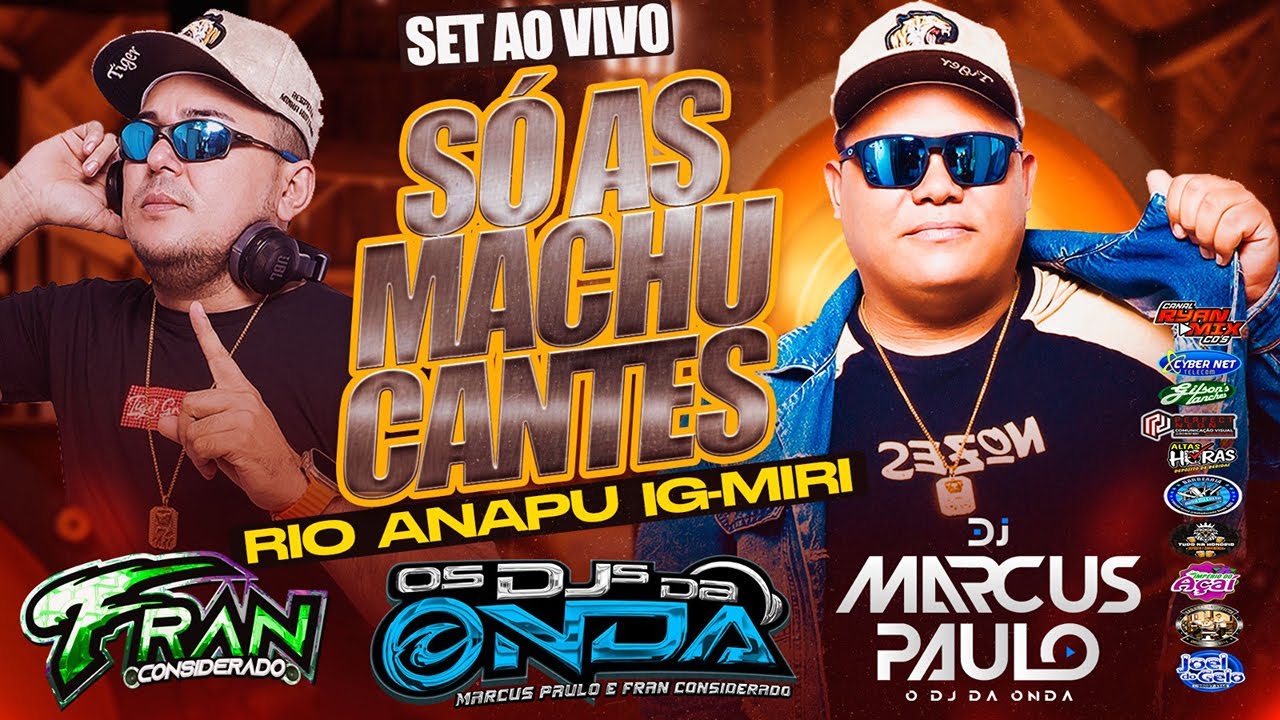 SET AO VIVO DJS DA ONDA FEAT. DJ MARCUS PAULO EM ANAPU ( AS MARCANTES 2025 )