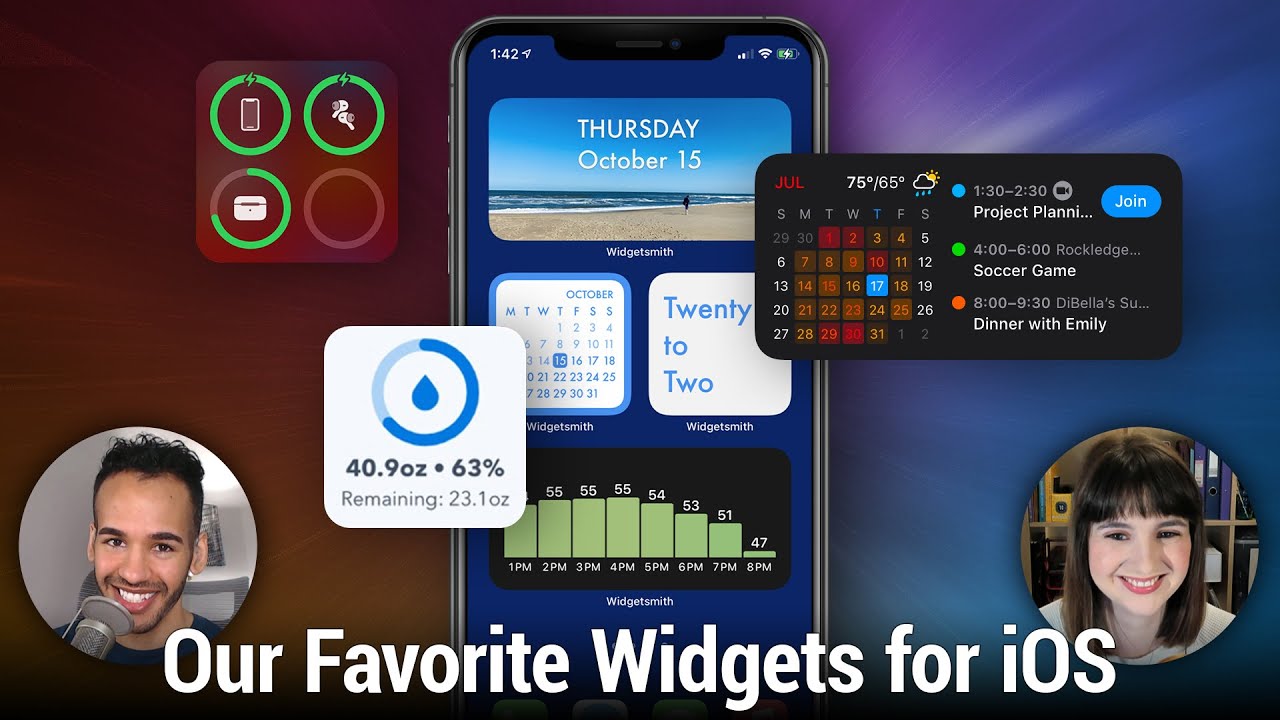 Our Favorite Widgets for iOS - Drafts, Widgetsmith, Fantastical, and more.