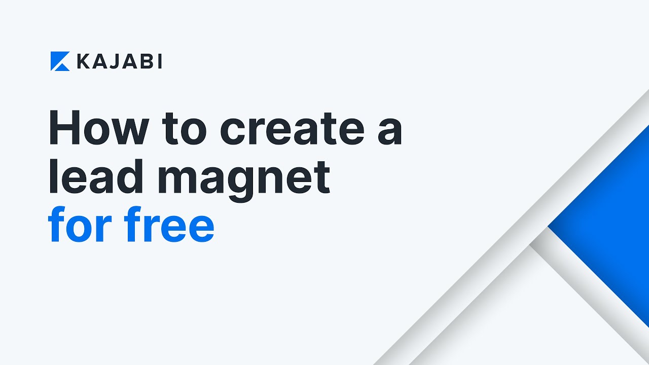 How To Create A Lead Magnet For Free For Beginners