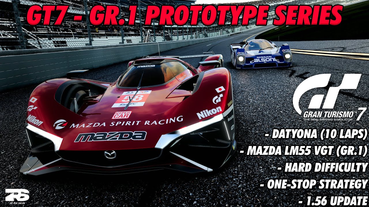 Gran Turismo 7 - Gr.1 Prototype Series (Daytona) | Mazda LM55 VGT (Gr.1) | 1.56 Update