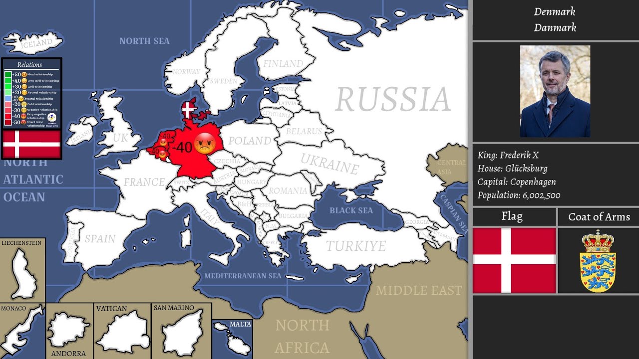 Relations between Denmark and other countries of the world