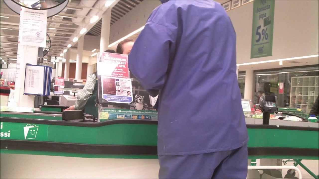 shopping in rainwear again 4