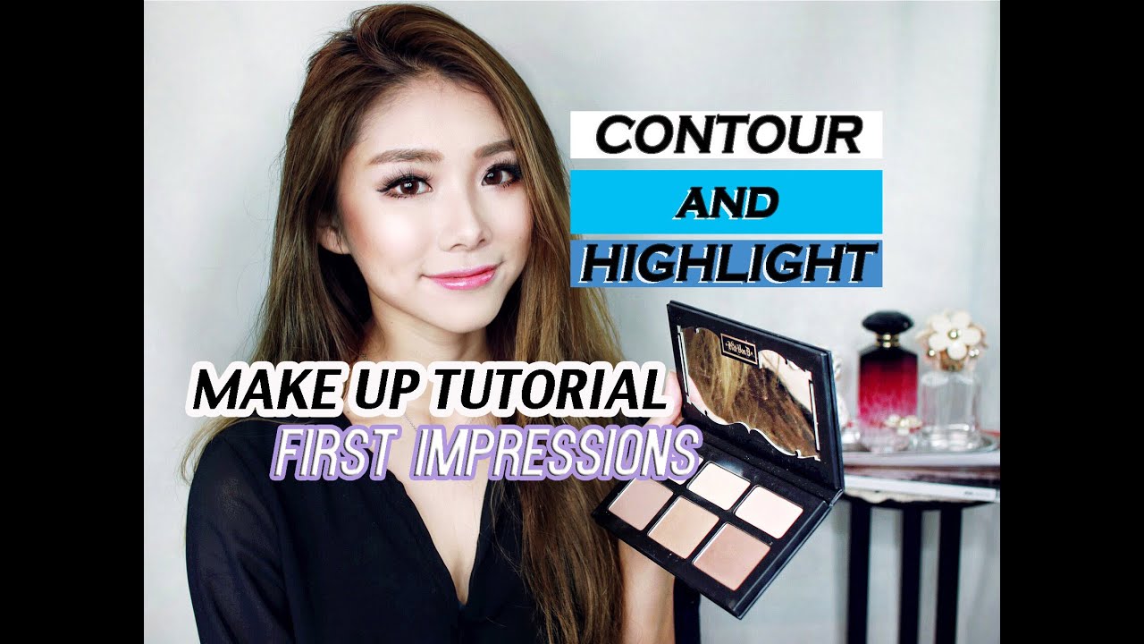 CONTOUR & HIGHLIGHT + First Impression Kat Von D Shade + Light Contour Palette