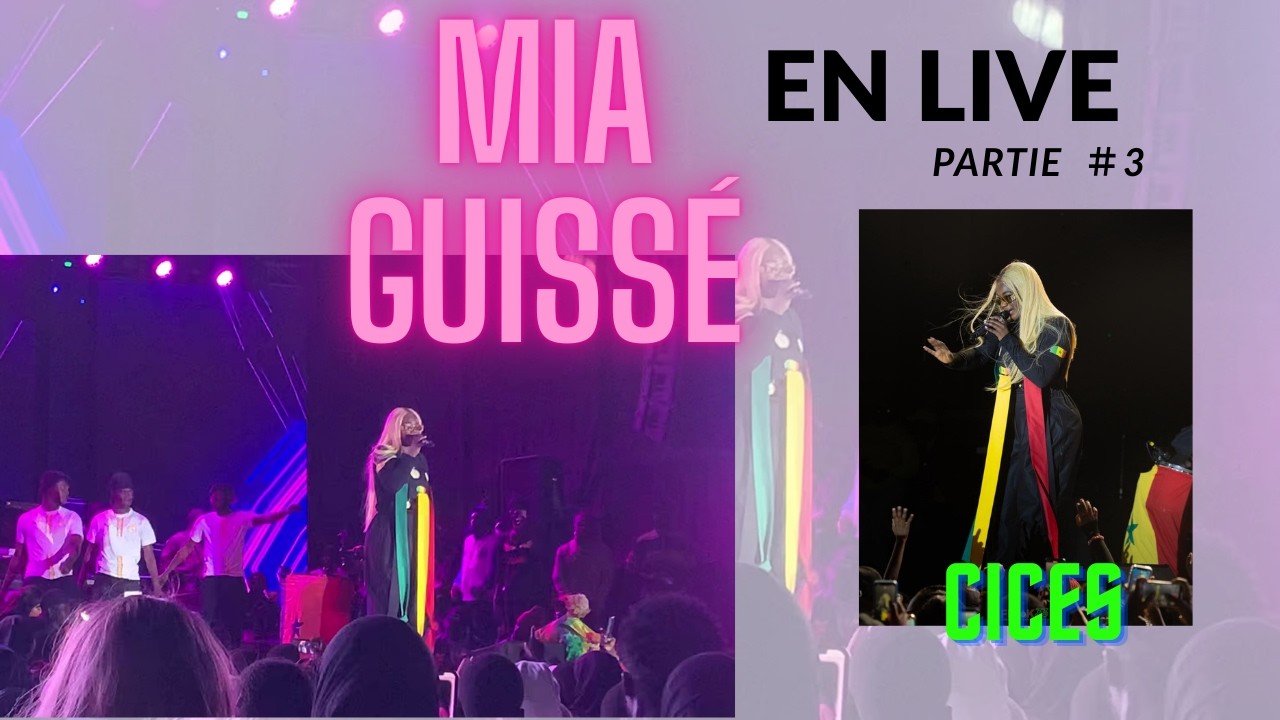 Mia Guissé ft WALLY AMADEUS live CICES part 3 #concert #mbalax #music
