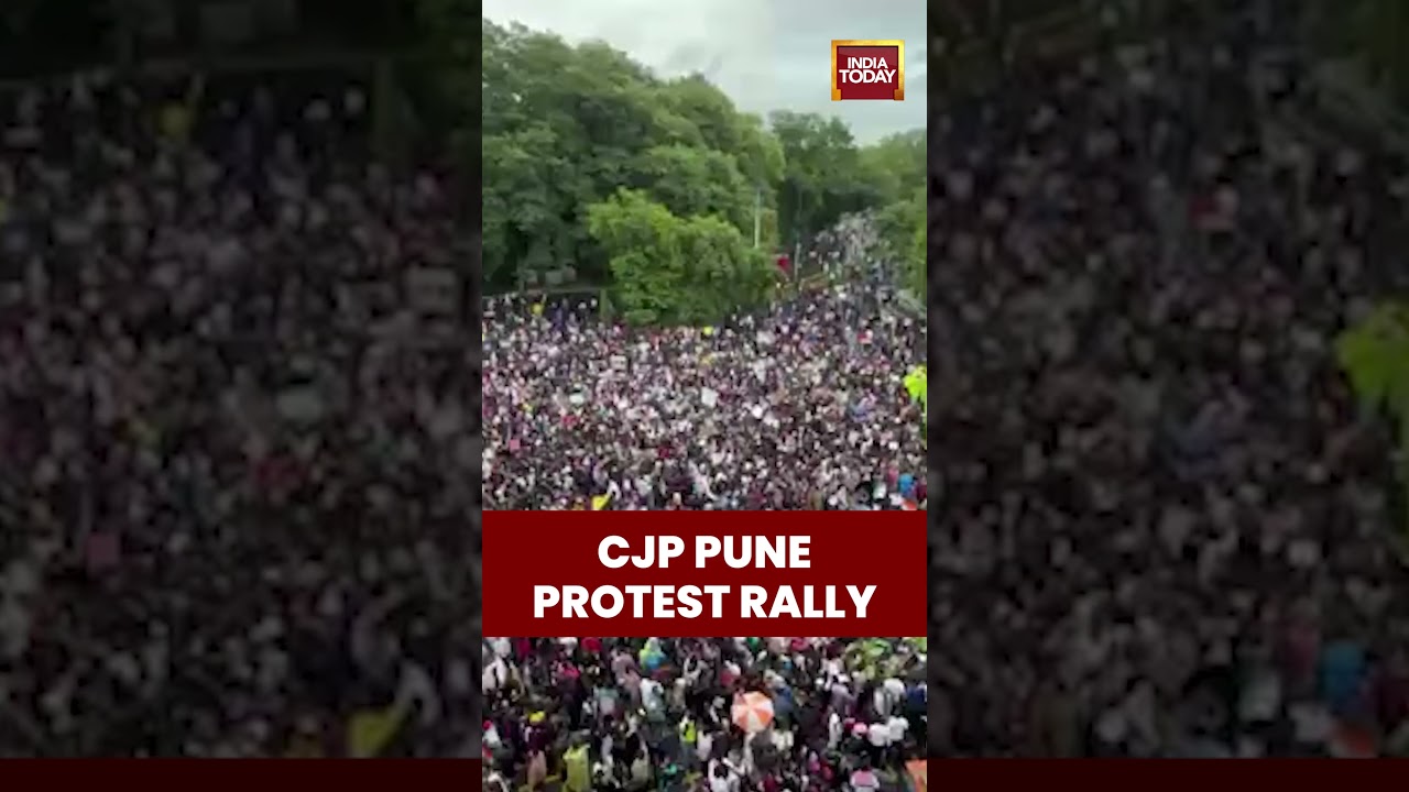CJP Protest: CJP Pune Protest Rally Draws Huge Crowds Over NEET Paper Leak Issue