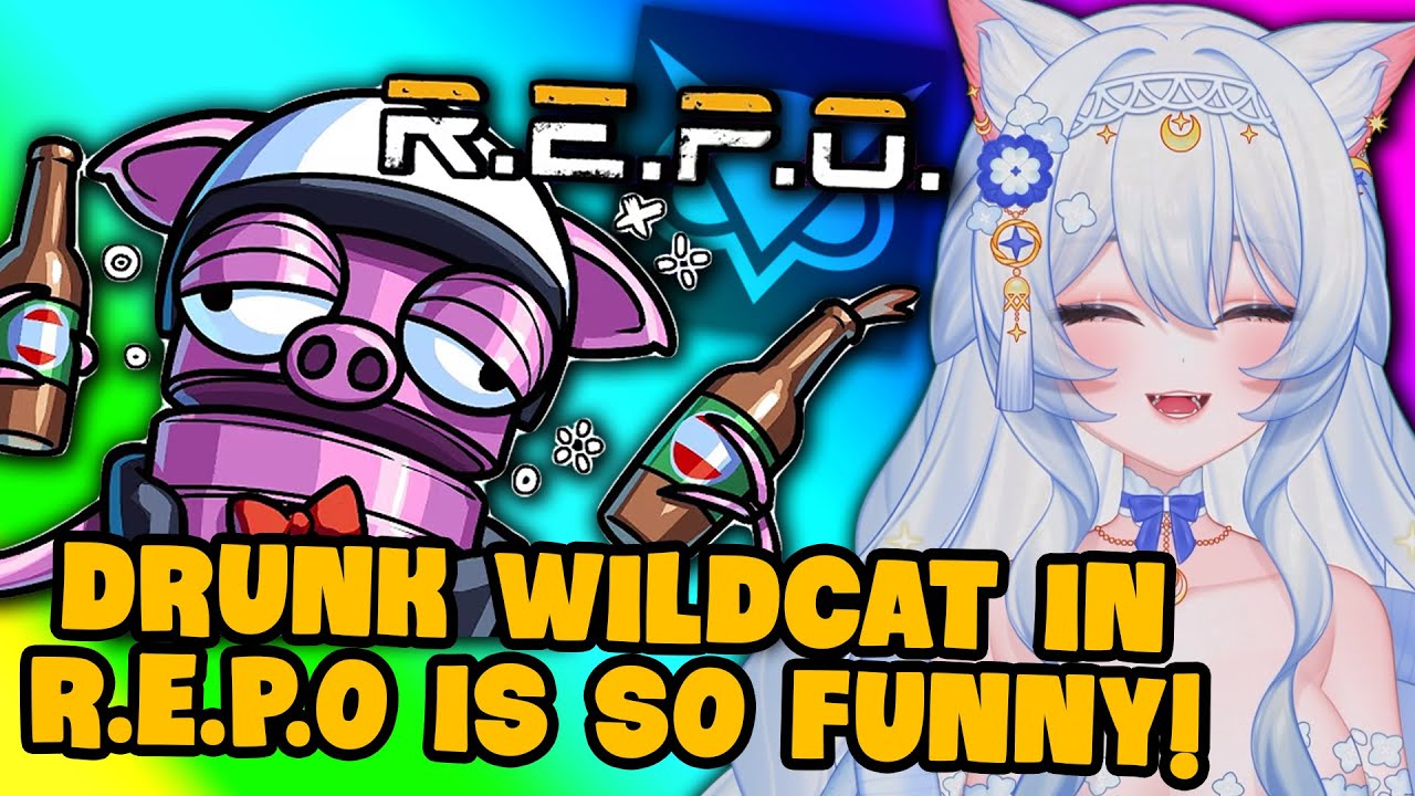 Реакция Юэхо на VanossGaming | R.E.P.O. — Пьяный Дикий Кот — причина всех проблем
