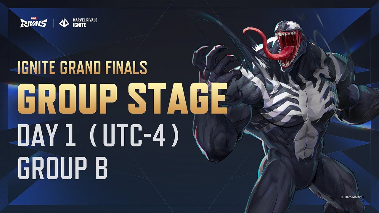 Marvel Rivals IGNITE | Grand Finals | Group Stage Day 1 (UTC-4) | Group B