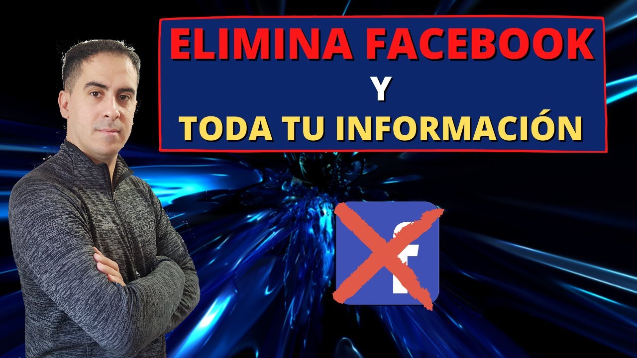 COMO 🚨 ELIMINAR FACEBOOK Y TODA TU INFORMACIÓN EN LA APLICACIÓN. Tanto en PC como en TU CELULAR.