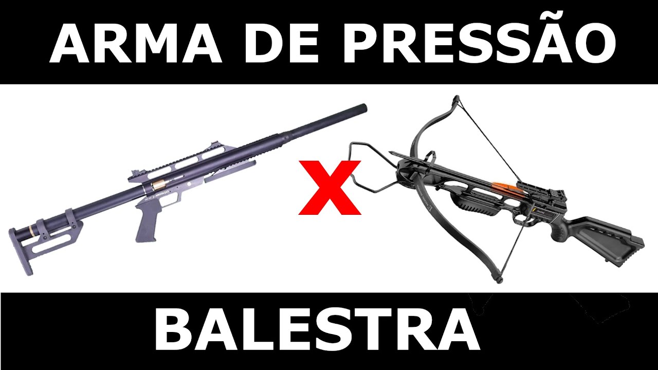 Arma de Pressão x Balestra!!! Qual é melhor? (Airgun vs Crossbow)